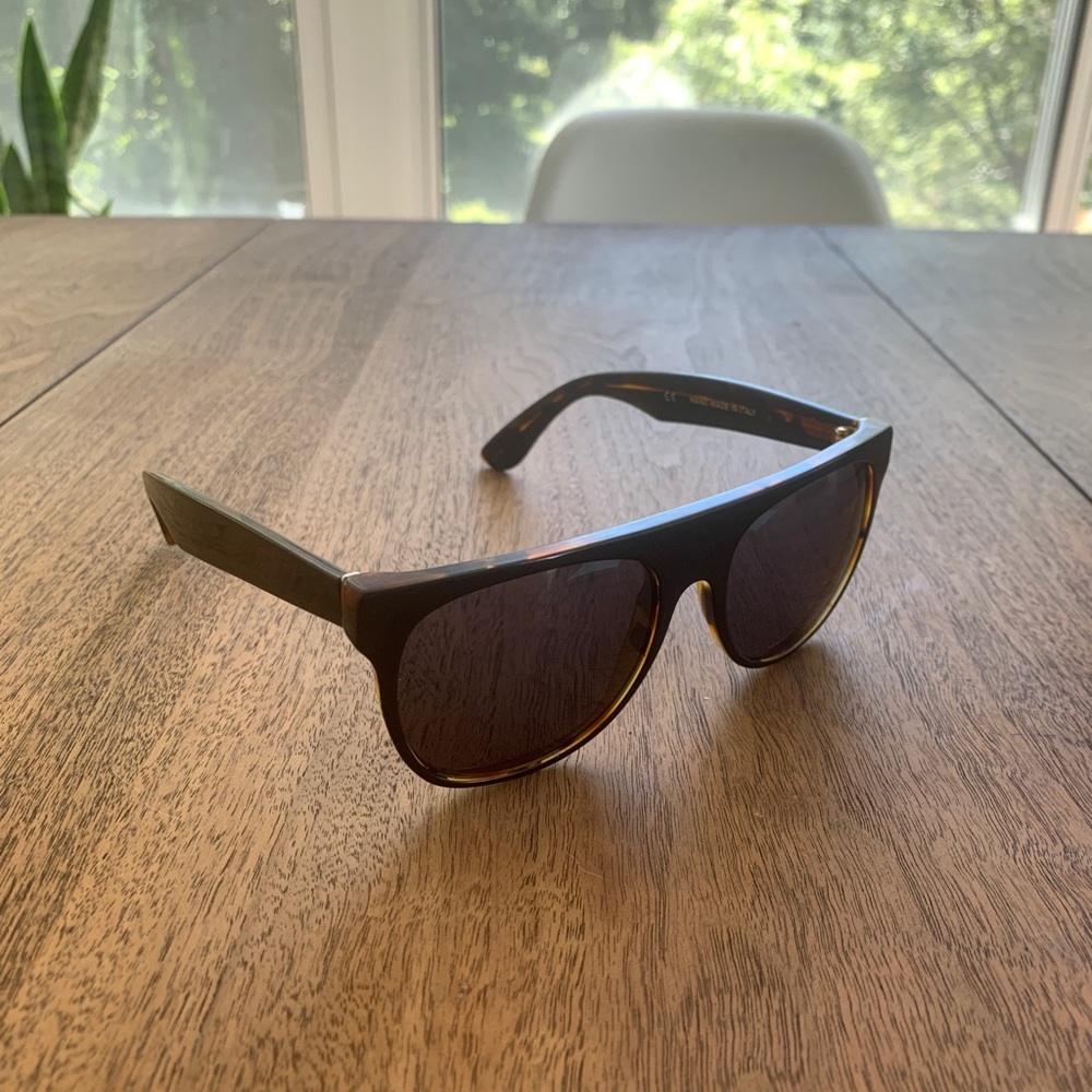 Retrosuperfuture Flat Top Tortoise Sunglasses - image 2